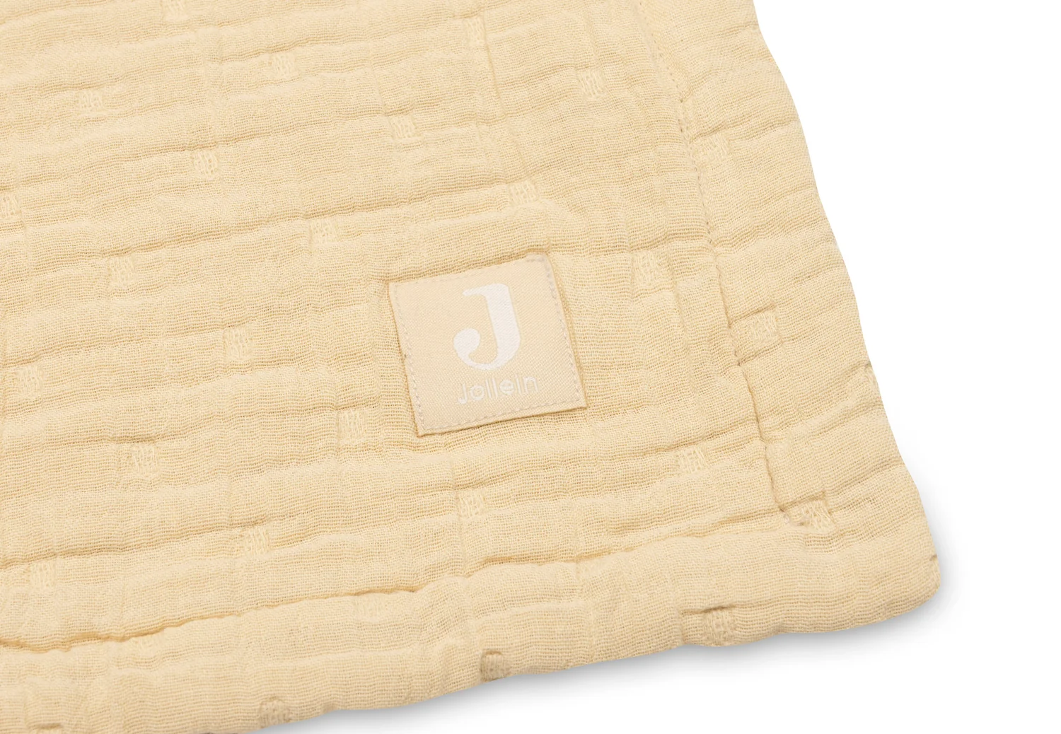 Jollein Musselindecke Jacquard - Vanilla