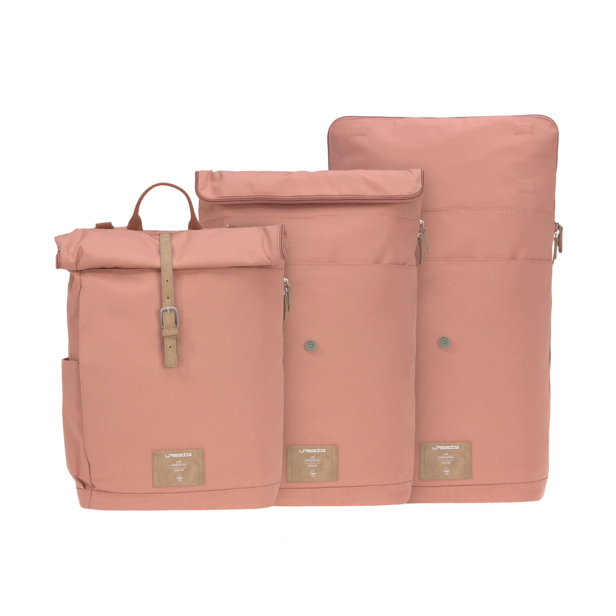 Lässig Wickelrucksack - Rolltop Backpack Cinnamon Lässig Wickelrucksack - Rolltop Backpack Cinnamon