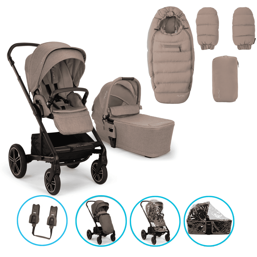 Nuna MIXX next 2in1 Kombikinderwagen inkl. Winterset & gratis Zubehör