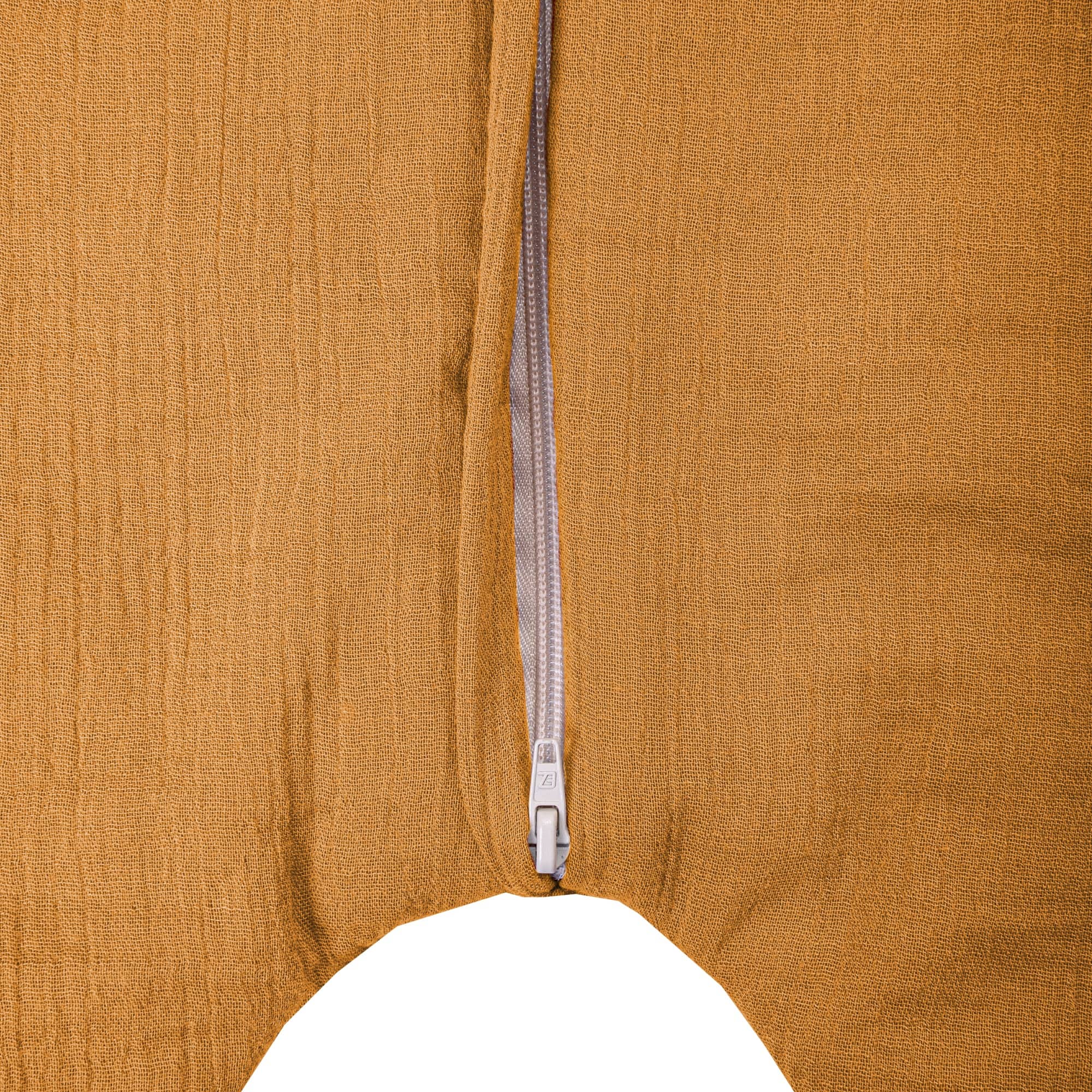 Zöllner Jumper gefütterter Musselin Zimt 80cm