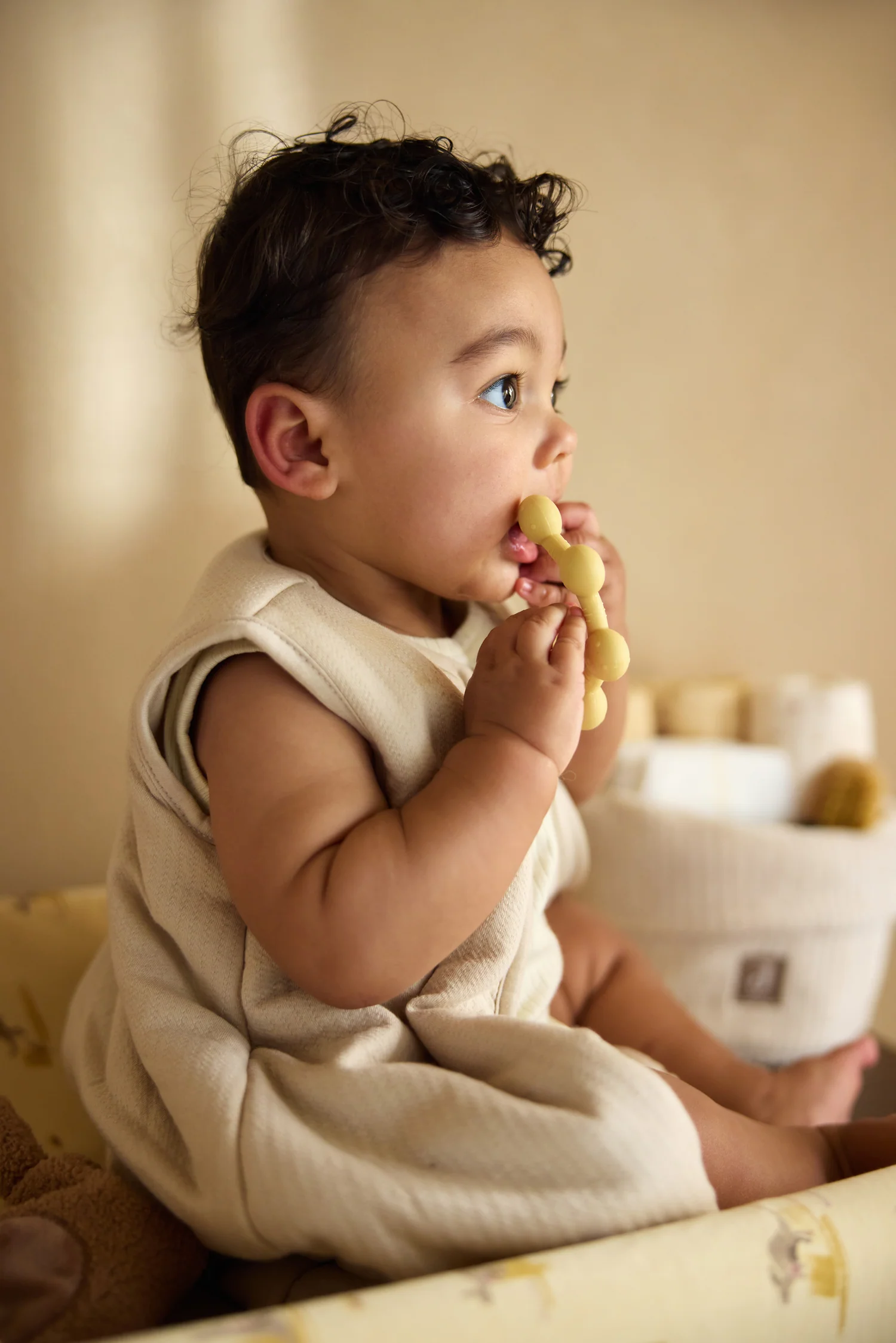 Jollein Baby Schlafsack Jersey 60cm - Soft Twine - Oatmeal