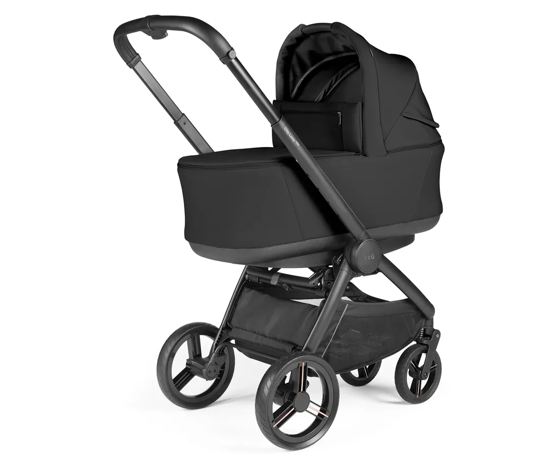 PEG 3in1 Kombikinderwagen City Loop Pro True Black inkl. Babyschale Primo Viaggio SLK True Black
