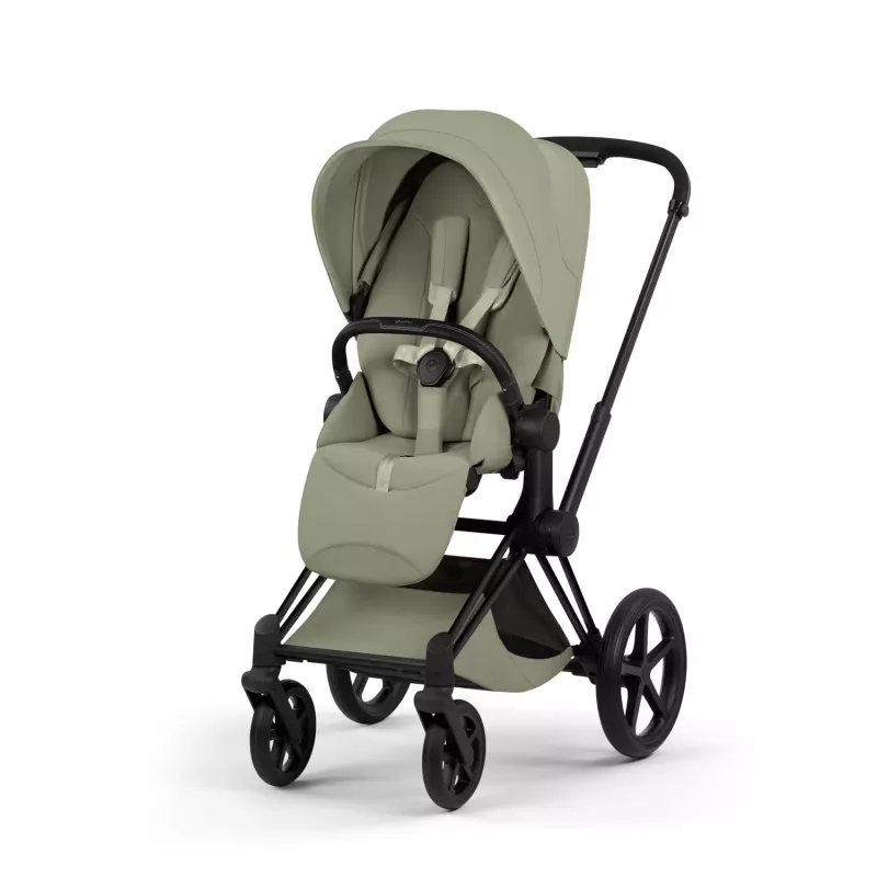  Cybex Priam Sportwagen Style Kollektion Matt Black / Sage Green