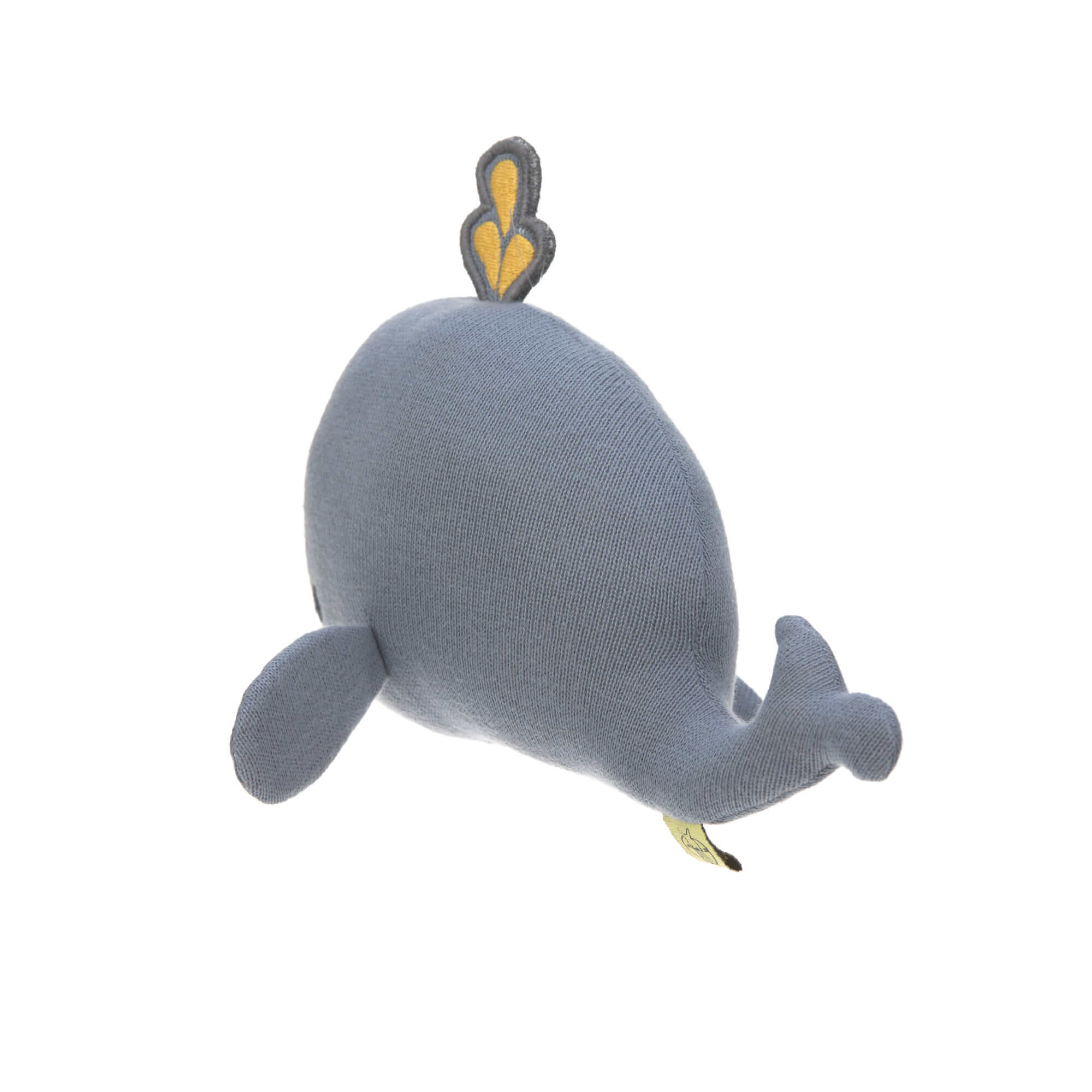 Lässig Kuscheltier mit Rassel & Knisterpapier - Knitted Toy Little Water Whale Lässig Kuscheltier mit Rassel & Knisterpapier - Knitted Toy Little Water Whale