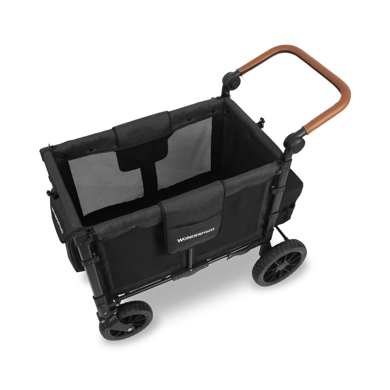 Wonderfold W2 Luxe KinderVan 2-Sitzer Schwarz