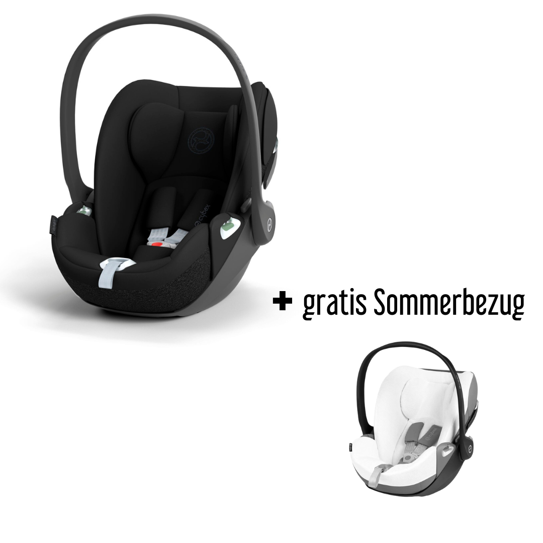 CYBEX Cloud T i-Size Sepia Black Babyschale + gratis Sommerbezug CYBEX Cloud T i-Size Sepia Black Babyschale + gratis Sommerbezug