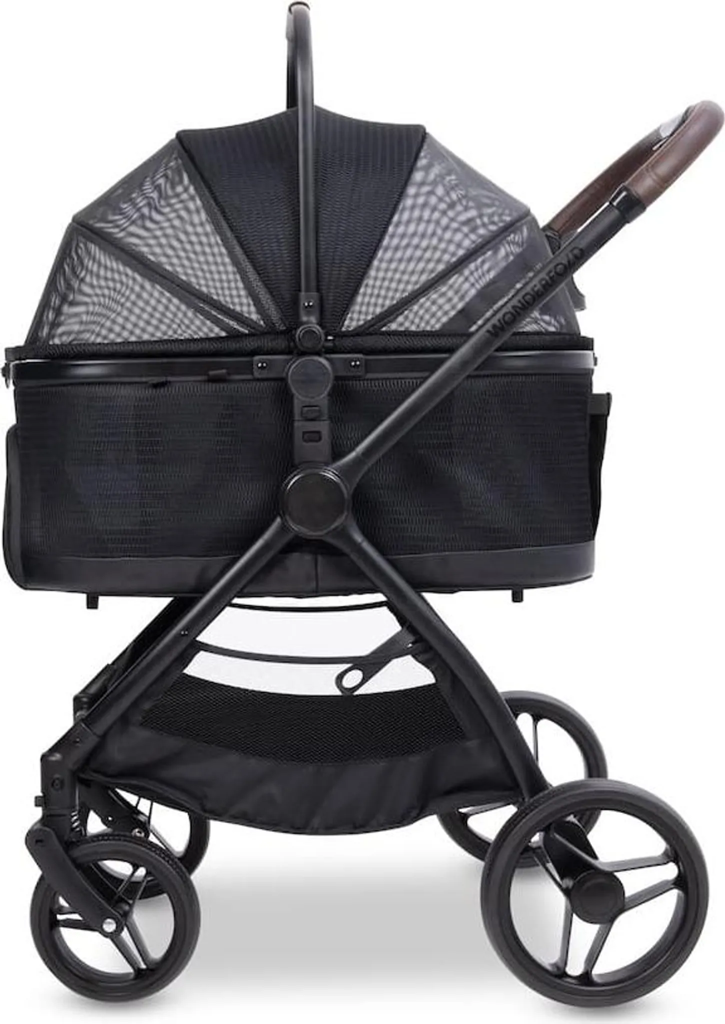 Wonderfold P3 Hunde-Buggy Schwarz