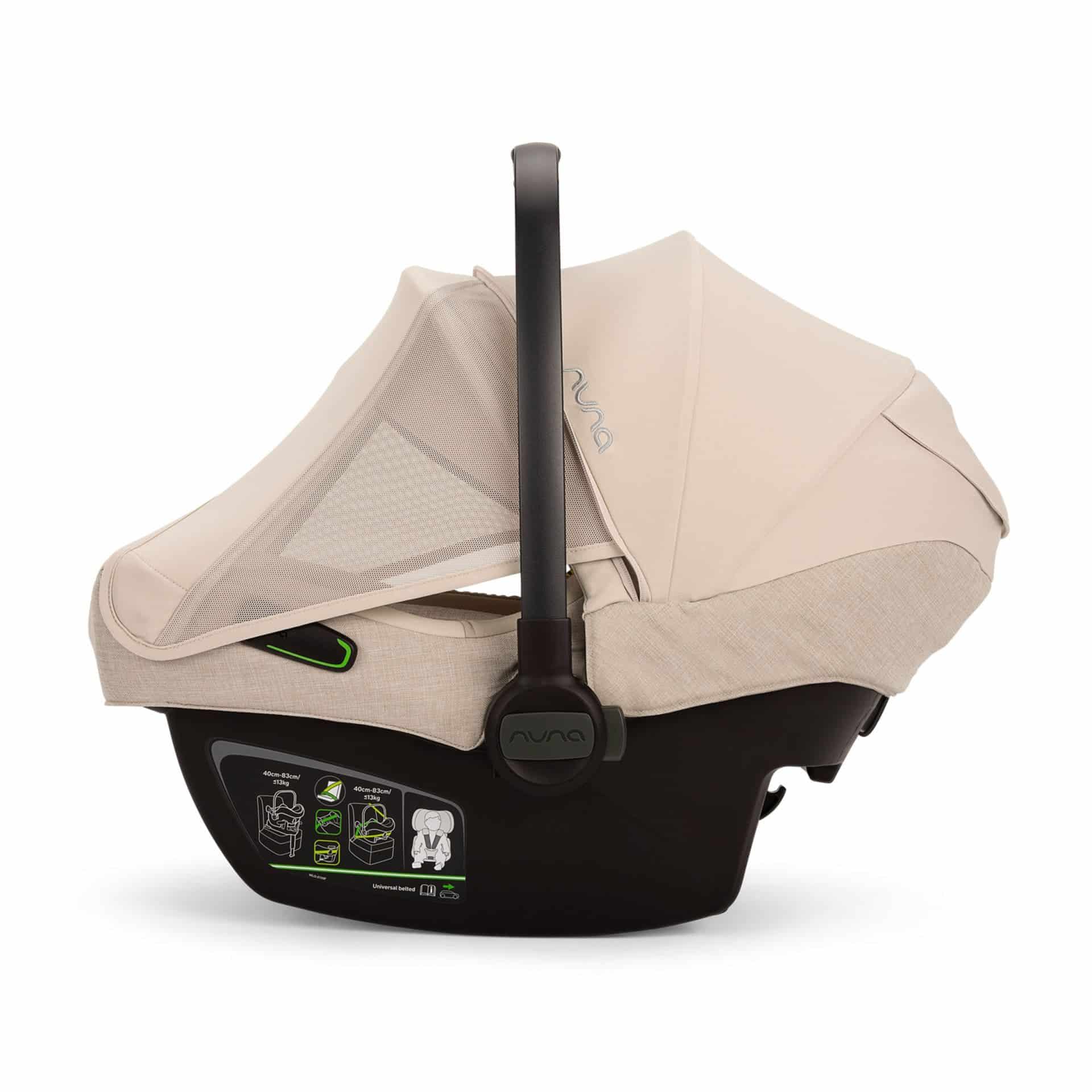 Nuna DEMI Next 4in1 Kinderwagen Set Biscotti inkl. Pipa Next Biscotti und Base Next