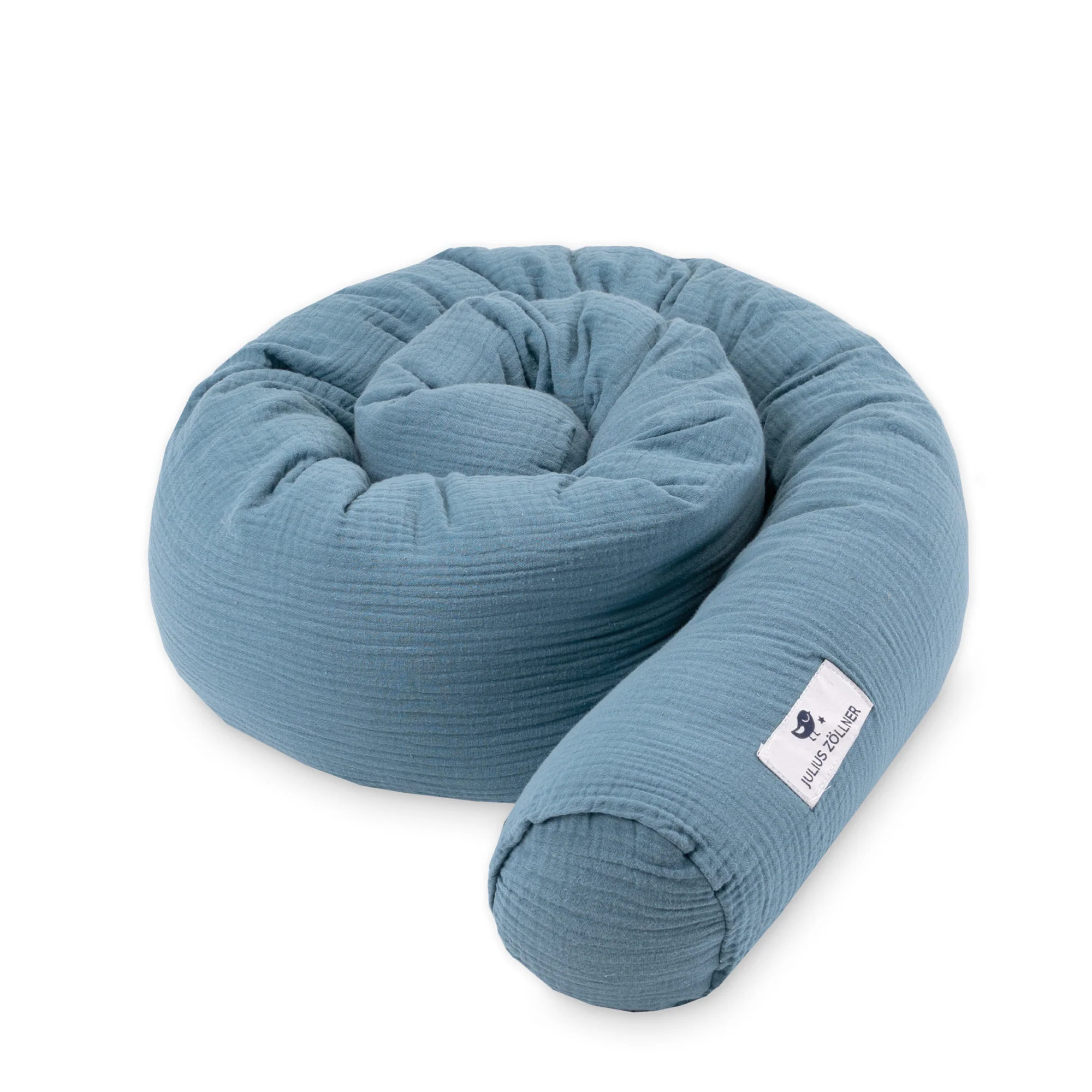 personalisierte Bettschlange Musselin 180cm mit Namen – blau 1 – personalisierte Bettschlange Musselin 180cm mit Namen blau 1 bei babybrands.de kaufen ✓ sicher, einfach & bequem online bestellen ✓