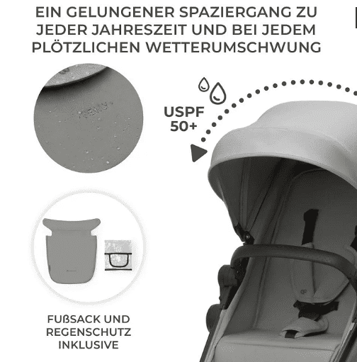 Kinderkraft Kombikinderwagen 4in1 NEWLY grau Kinderkraft Kombikinderwagen 4in1 NEWLY grau
