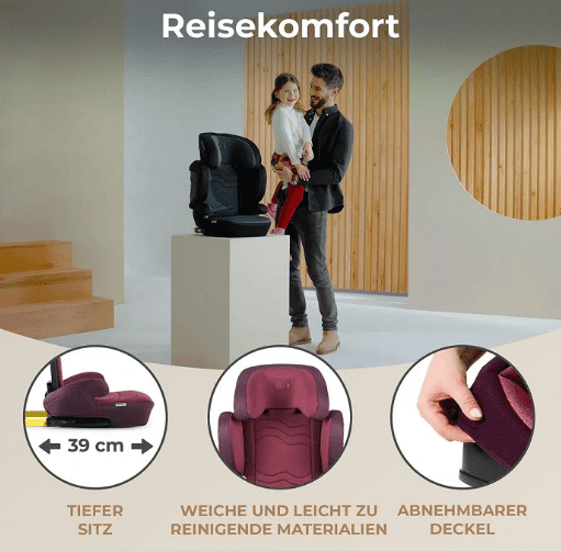 Kinderkraft Autositz XPAND 2 i-Size burgund Kinderkraft Autositz XPAND 2 i-Size burgund