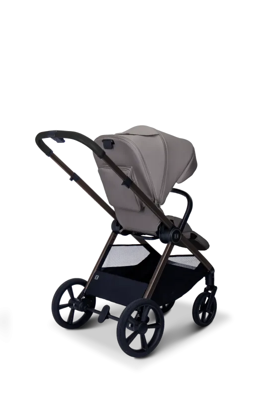 Moon STYLO 5in1 Kombikinderwagen-Set Graphite inkl. Wickeltasche, Regenverdeck und Adaptern