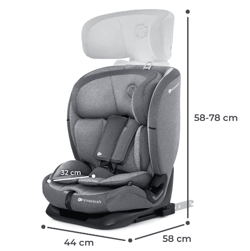 Kinderkraft Autositz ONETO3 grau