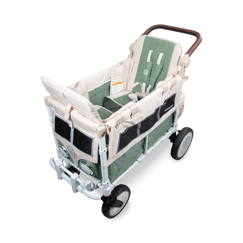 Wonderfold VW 2 Volkswagen Kinderwagen 2-Sitzer - Grün