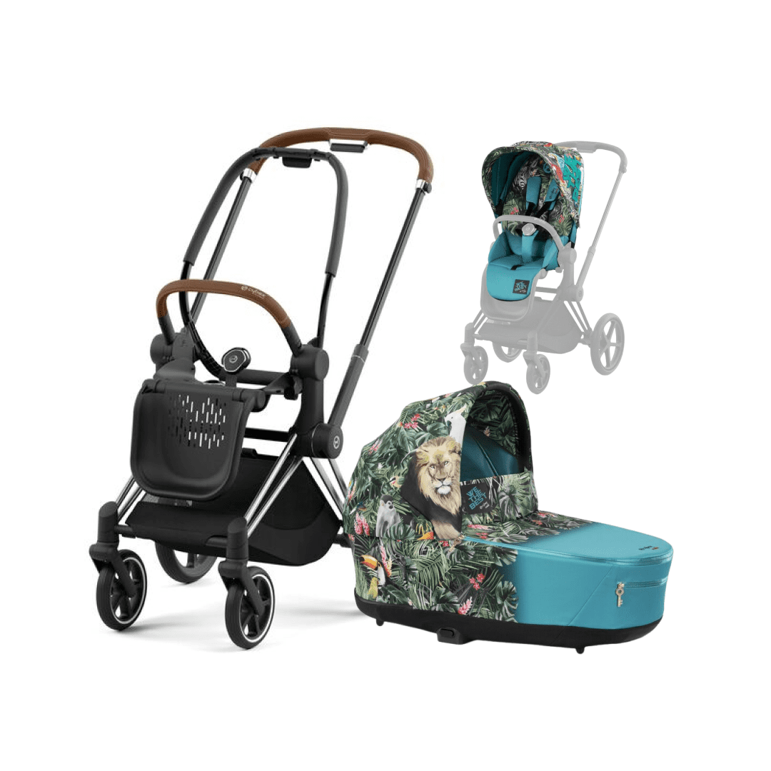 CYBEX Kombikinderwagen Fashion - Chrome Brown - We The Best CYBEX Kombikinderwagen Fashion - Chrome Brown - We The Best