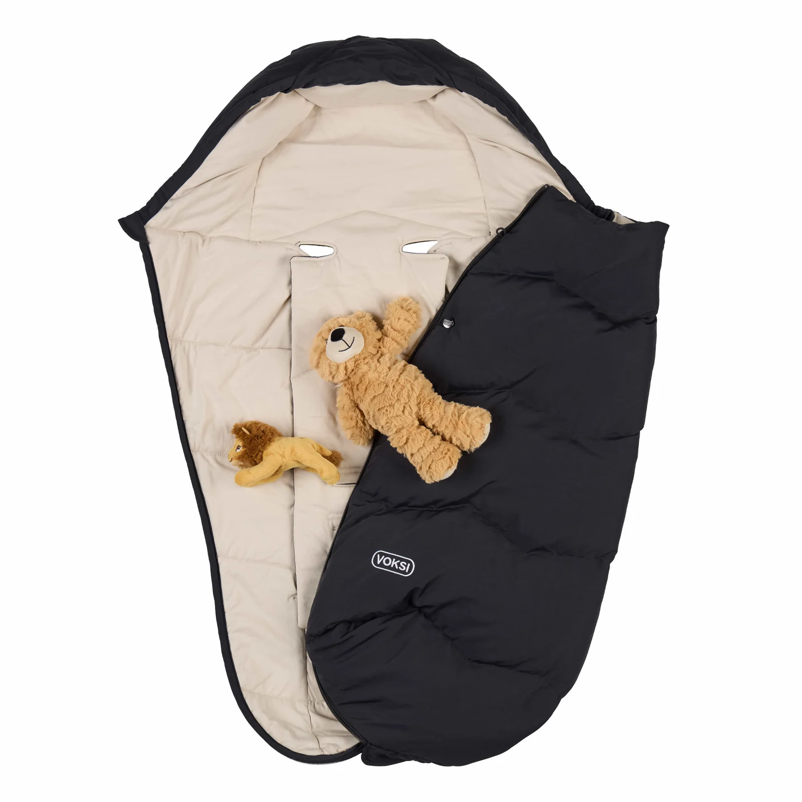 VOKSI Explorer Schlafsack Schwarz
