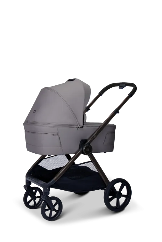 Moon STYLO 5in1 Kombikinderwagen-Set Graphite inkl. Wickeltasche, Regenverdeck und Adaptern