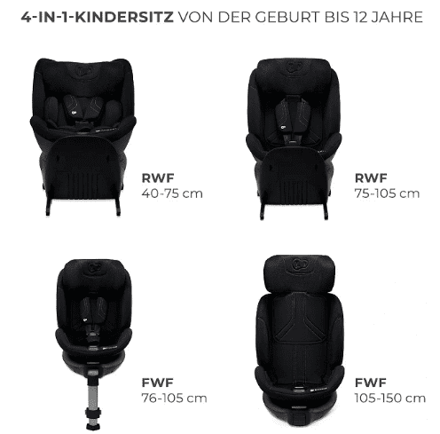 Kinderkraft Autositz XRIDER 2 schwarz Kinderkraft Autositz XRIDER 2 schwarz