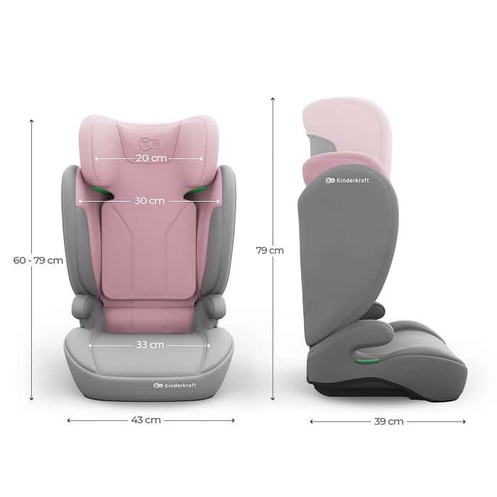 Kinderkraft Autositz I-SPARK 2 PLUS i-Size Rosa