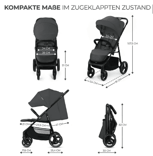 Kinderkraft Buggy TRIG 3 grau Kinderkraft Buggy TRIG 3 grau