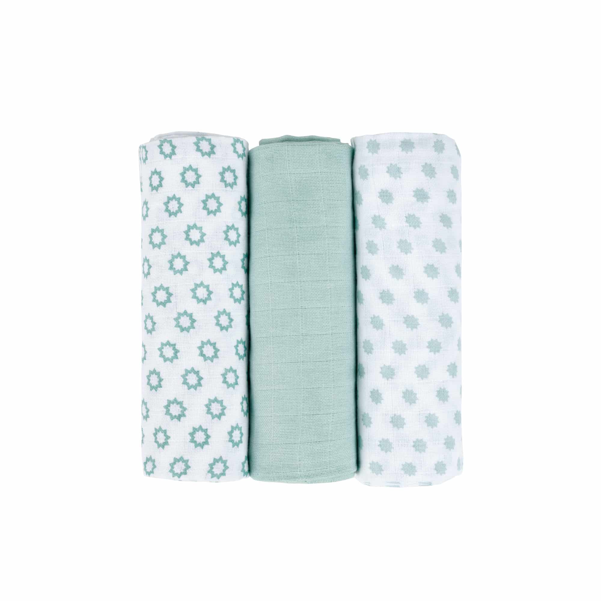 Lässig - Mulltücher (3 Stk) - Swaddle & Burp Blanket L