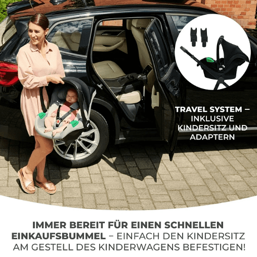 Kinderkraft Kombikinderwagen 4in1 NEWLY schwarz Kinderkraft Kombikinderwagen 4in1 NEWLY schwarz