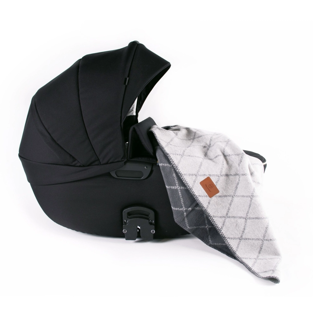 my junior Babydecke Graphite Grid Grey