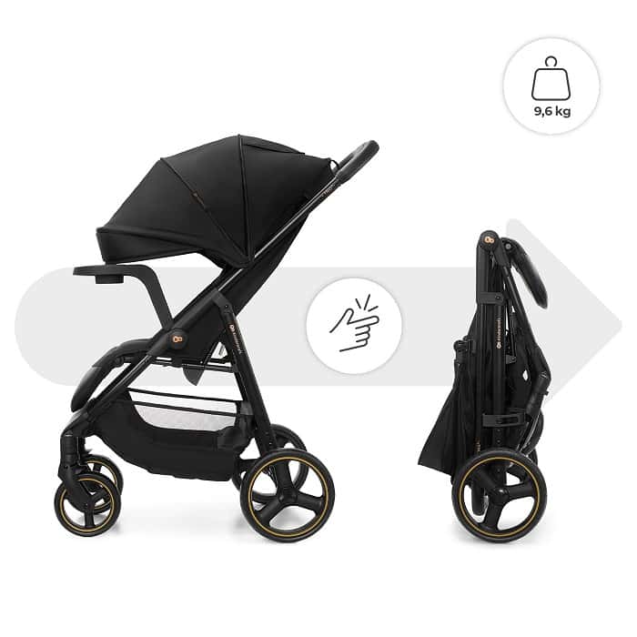 Kinderkraft Buggy TRIG 3 mit Tablett Schwarz