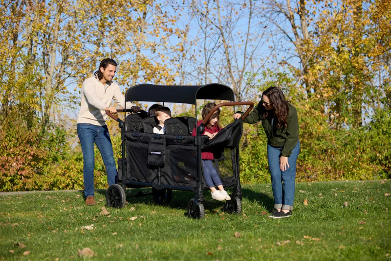 Wonderfold W6 Luxe Pro KinderVan 6-Sitzer Schwarz