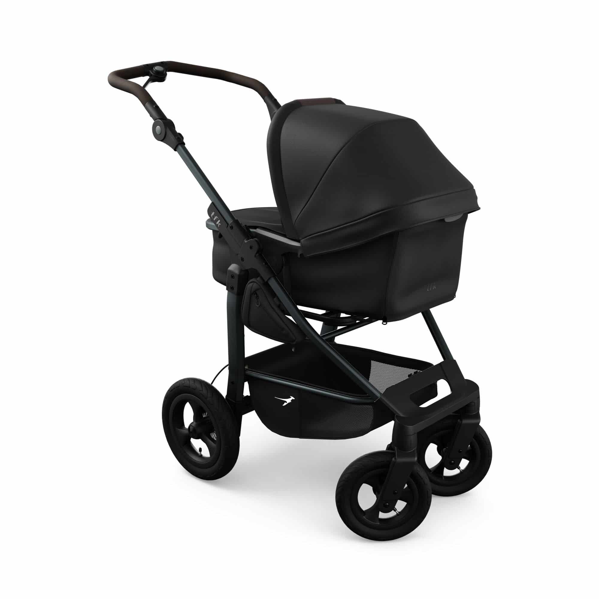 TFK Mono 4 3in1 Kinderwagen Set Schwarz mit CYBEX Cloud T i-Size Sepia Black & TFK Mono Adapter TFK Mono 4 3in1 Kinderwagen Set Schwarz mit CYBEX Cloud T i-Size Sepia Black & TFK Mono Adapter