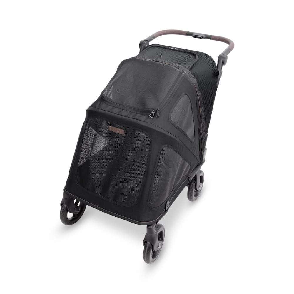 Wonderfold PFM Pet Premium Hunde-Buggy medium Schwarz