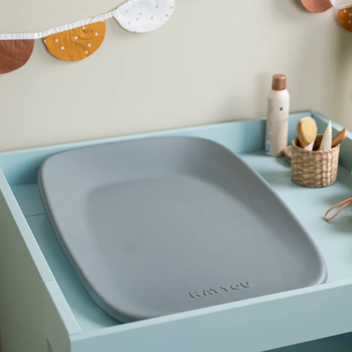 Nattou Wickelauflage Softy 70x50 cm - Grau