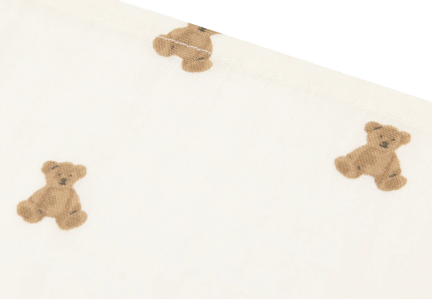 Jollein Spucktuch 3er Pack 70x70 cm Mini Teddy Bear