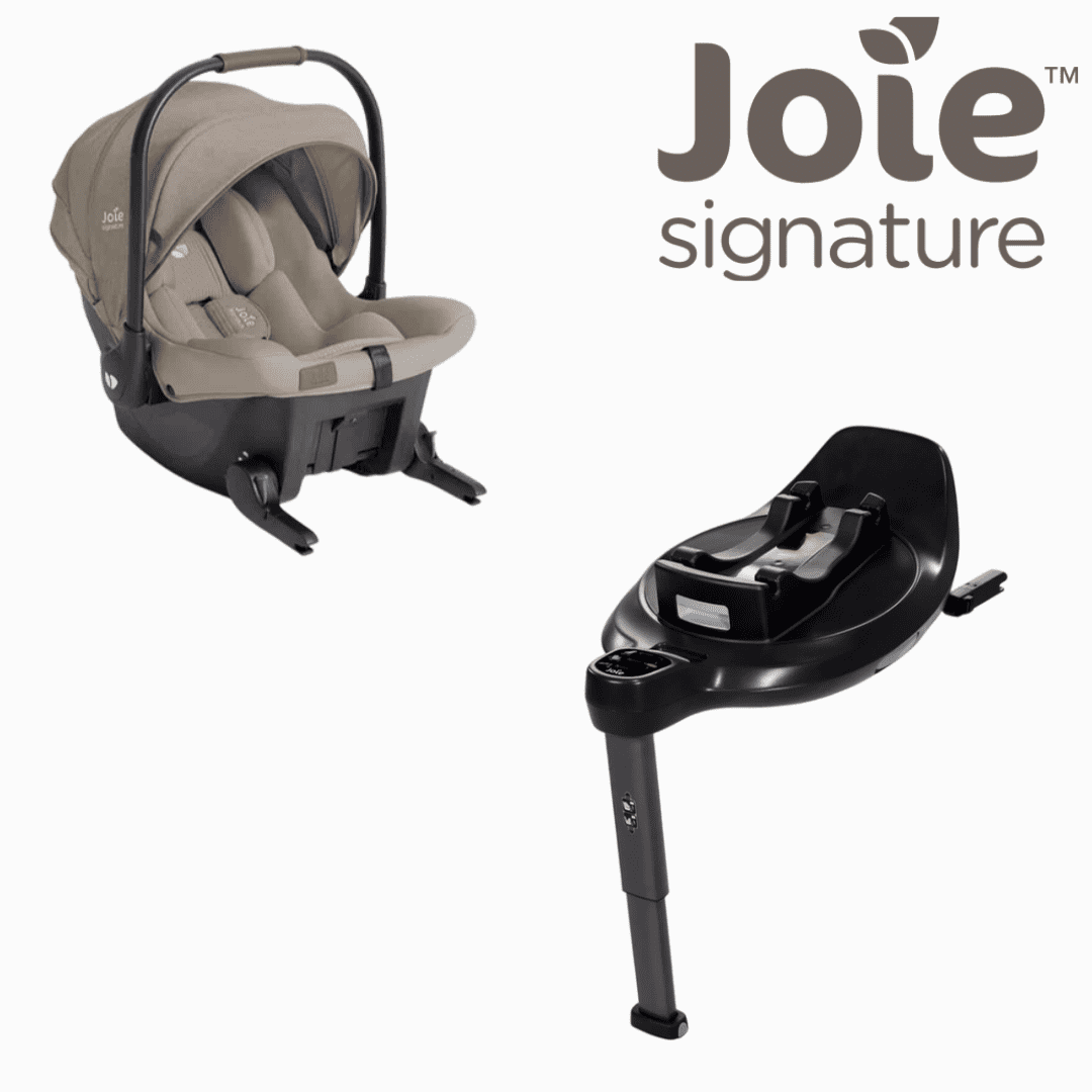 Joie Signature Sprint Babyschale Sandstone inkl. Base Encore