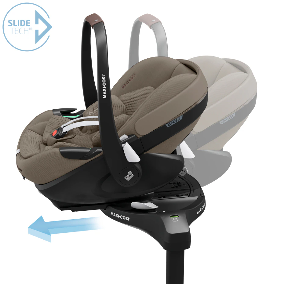  babyschale  auf base drehbar