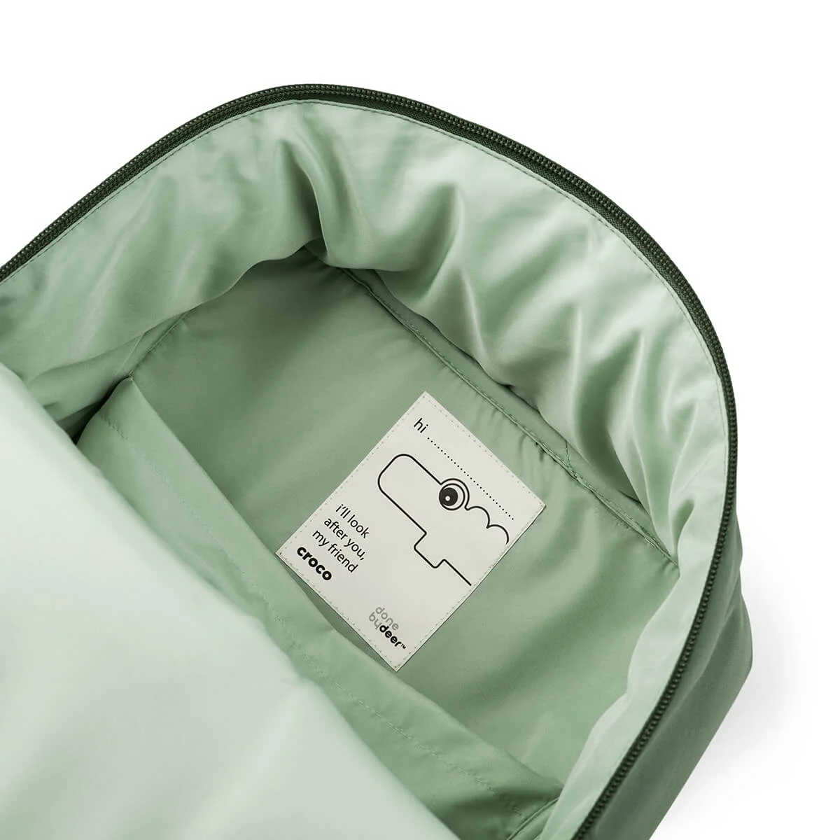 Done by Deer Kinderrucksack Croco Green Done by Deer Kinderrucksack Croco Green