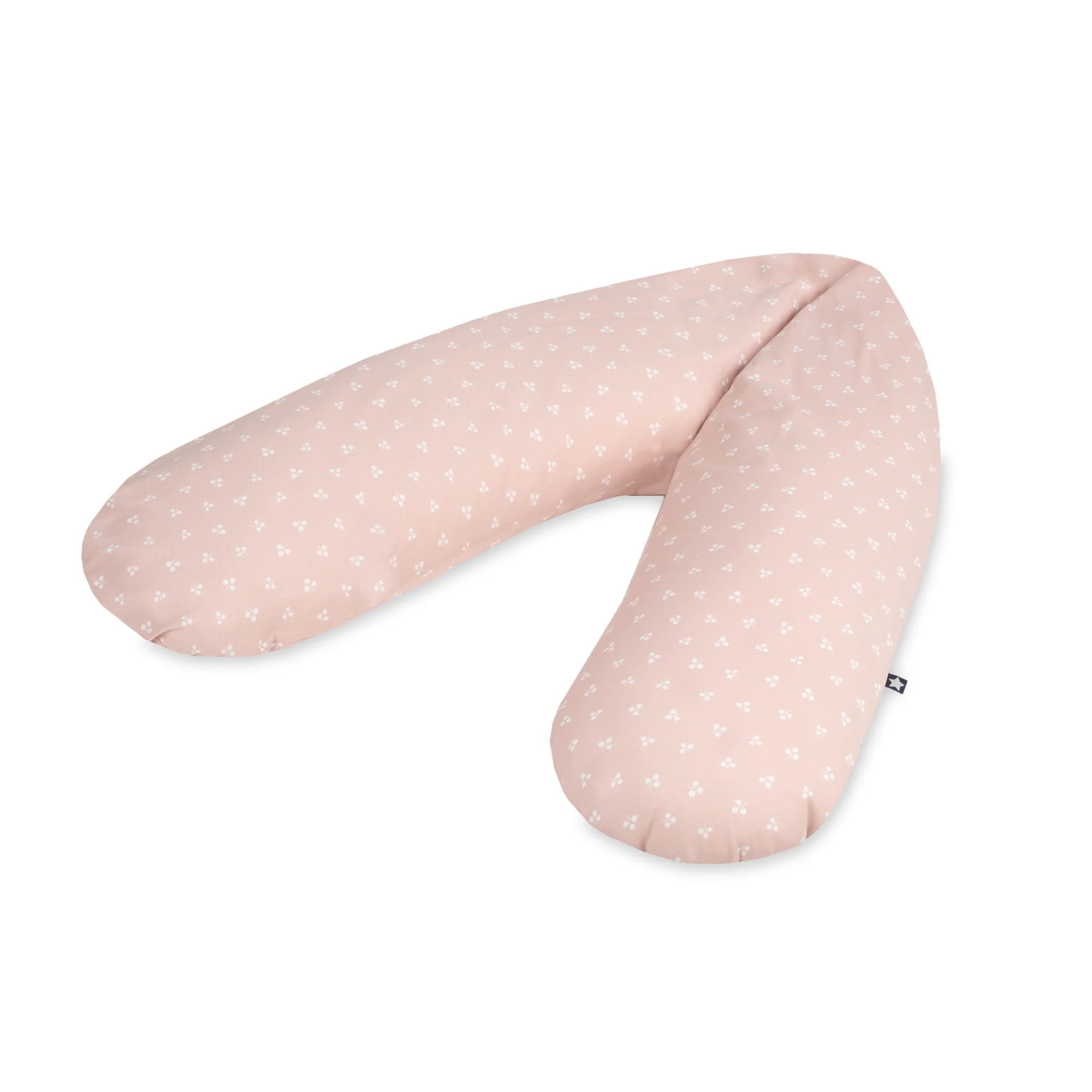 Zöllner personalisiertes Stillkissen Jersey Cotton mit Namen LeafySchrift 2