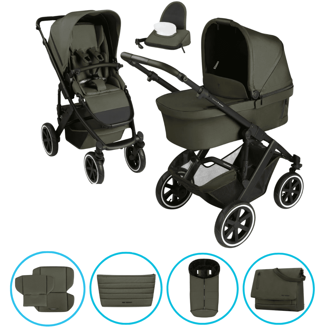 ABC Design Salsa 5 Air avocado Oktober-Aktion inkl. gratis Wickeltasche und Winterfußsack