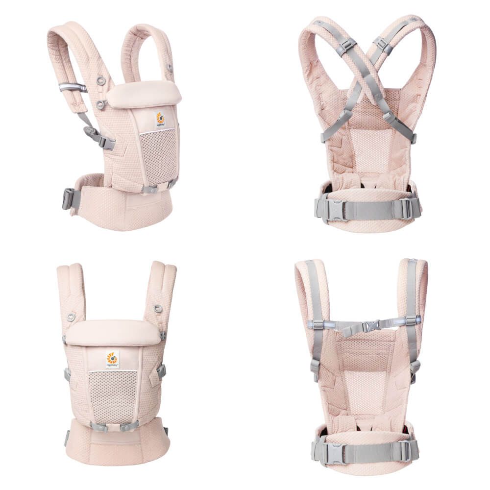 Ergobaby Adapt Soft Flex Mesh Pink Quartz - Bauchtrage Ergobaby Adapt Soft Flex Mesh Pink Quartz - Bauchtrage