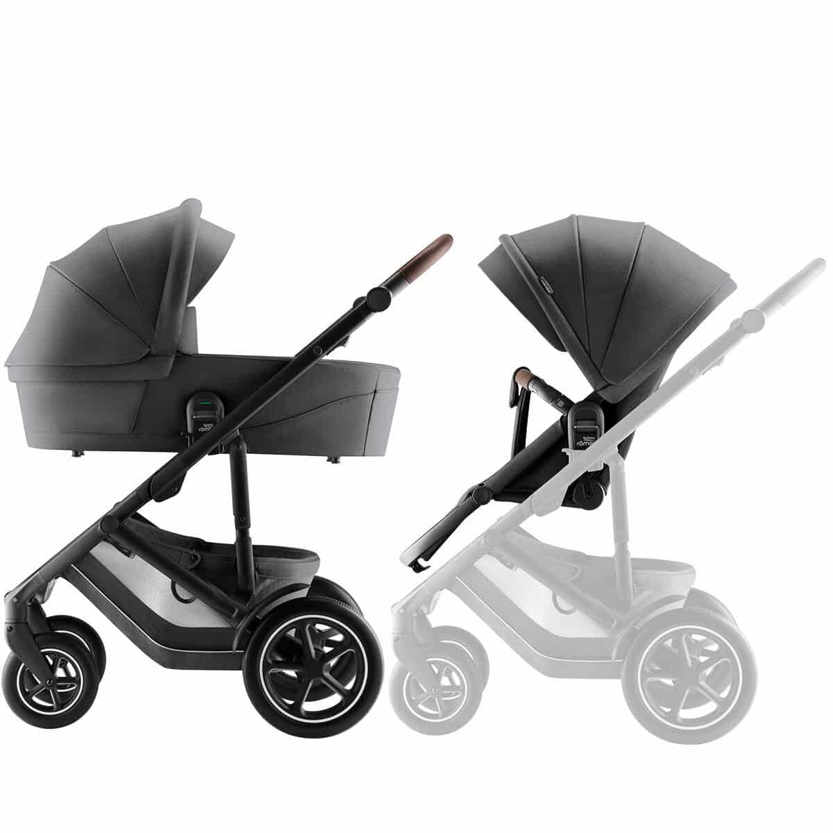 Britax Römer Smile 5Z Kombikinderwagen-Set Mineral Grey
