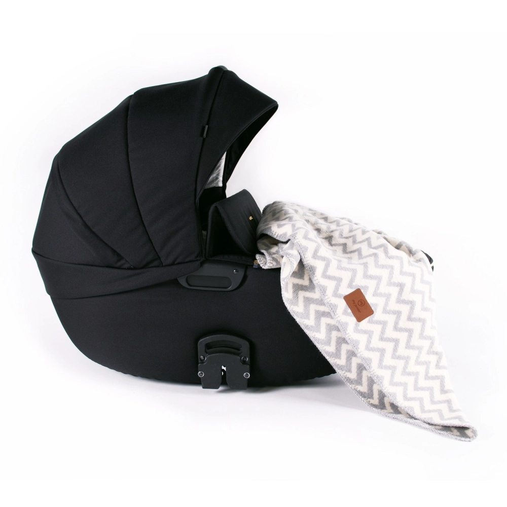 my junior Babydecke Zig-Zag White