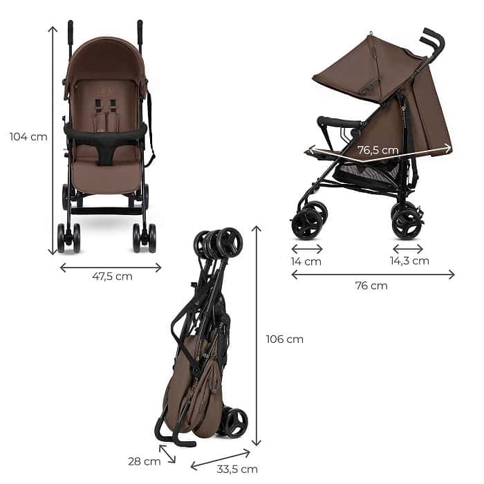Kinderkraft Buggy TIK braun