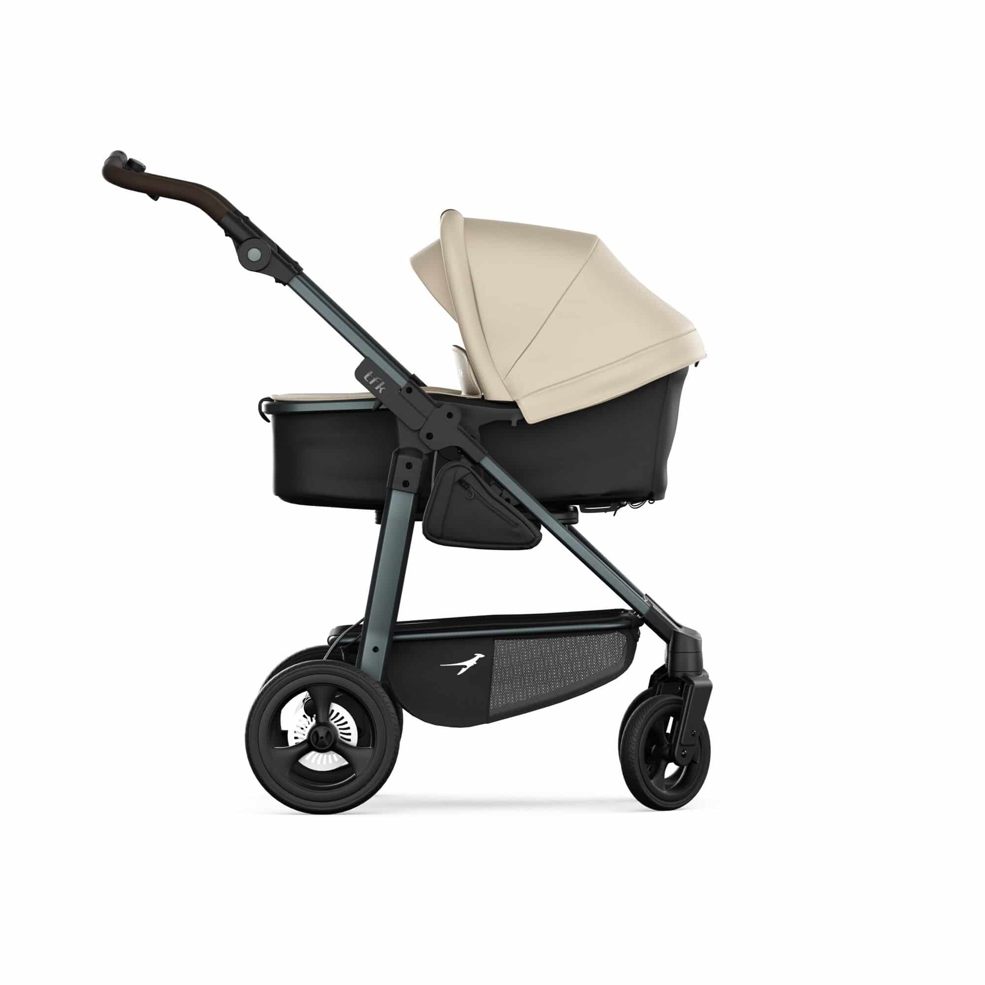 TFK Mono 4 3in1 Kinderwagen Set Sand mit CYBEX Cloud T i-Size Sepia Black & TFK Mono Adapter TFK Mono 4 3in1 Kinderwagen Set Sand mit CYBEX Cloud T i-Size Sepia Black & TFK Mono Adapter