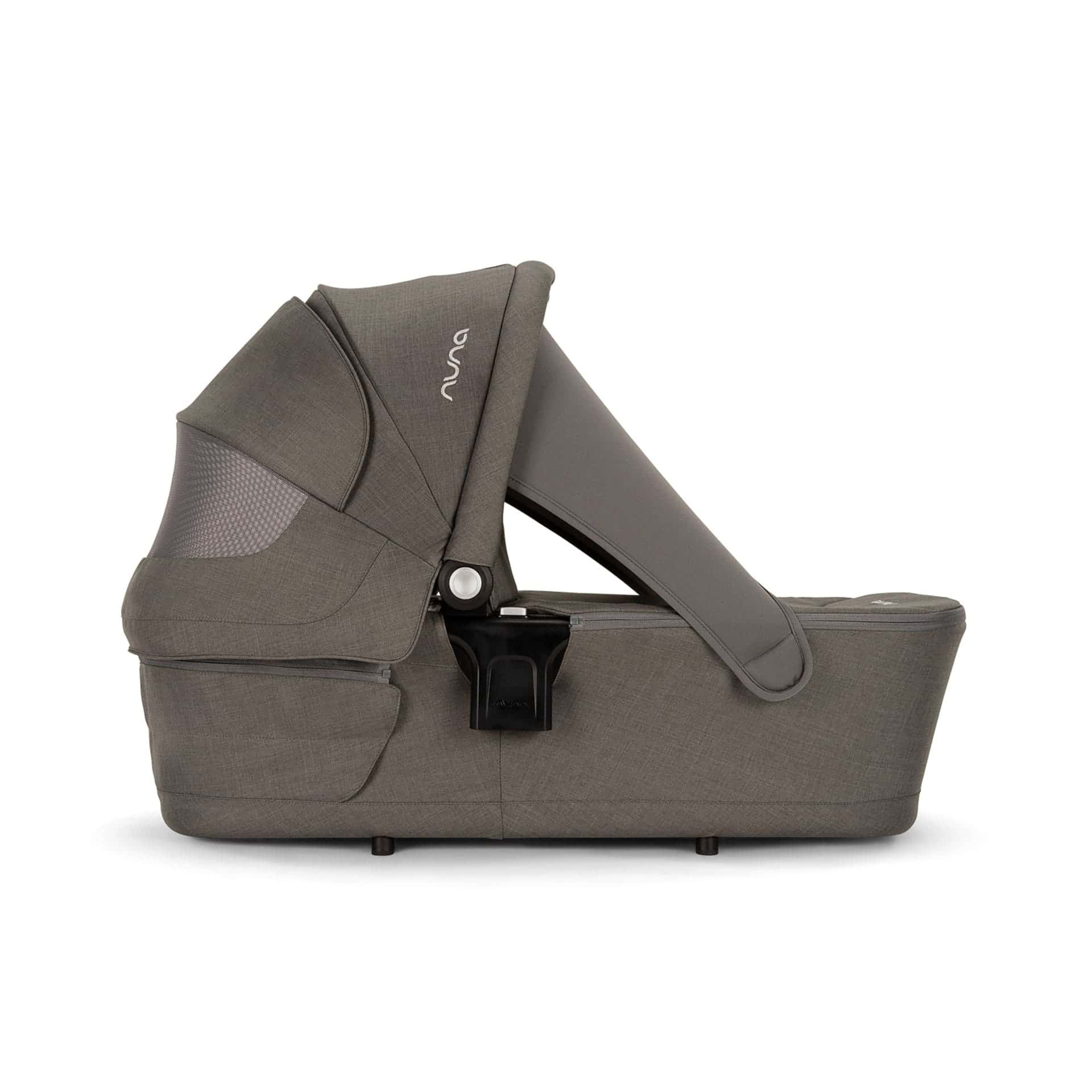 Nuna Swiv Kombikinderwagen Caviar inkl. faltbare LYTL Babywanne Granite
