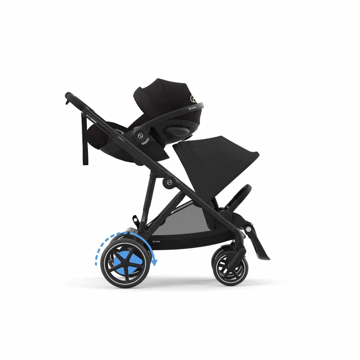 CYBEX e Gazelle S Kombikinderwagen 2in1 Moon Black CYBEX e Gazelle S Kombikinderwagen 2in1 Moon Black