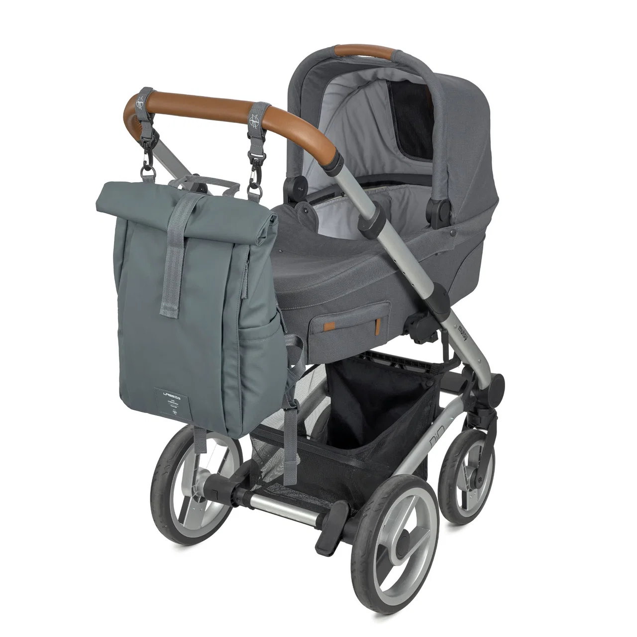 Lässig Wickelrucksack - Rolltop Backpack Anthracite