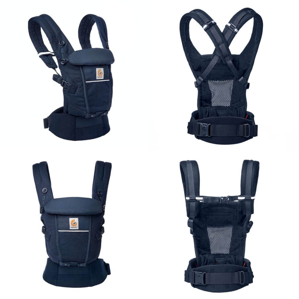Ergobaby Adapt Soft Flex Mesh Midnight Blue - Bauchtrage Ergobaby Adapt Soft Flex Mesh Midnight Blue - Bauchtrage