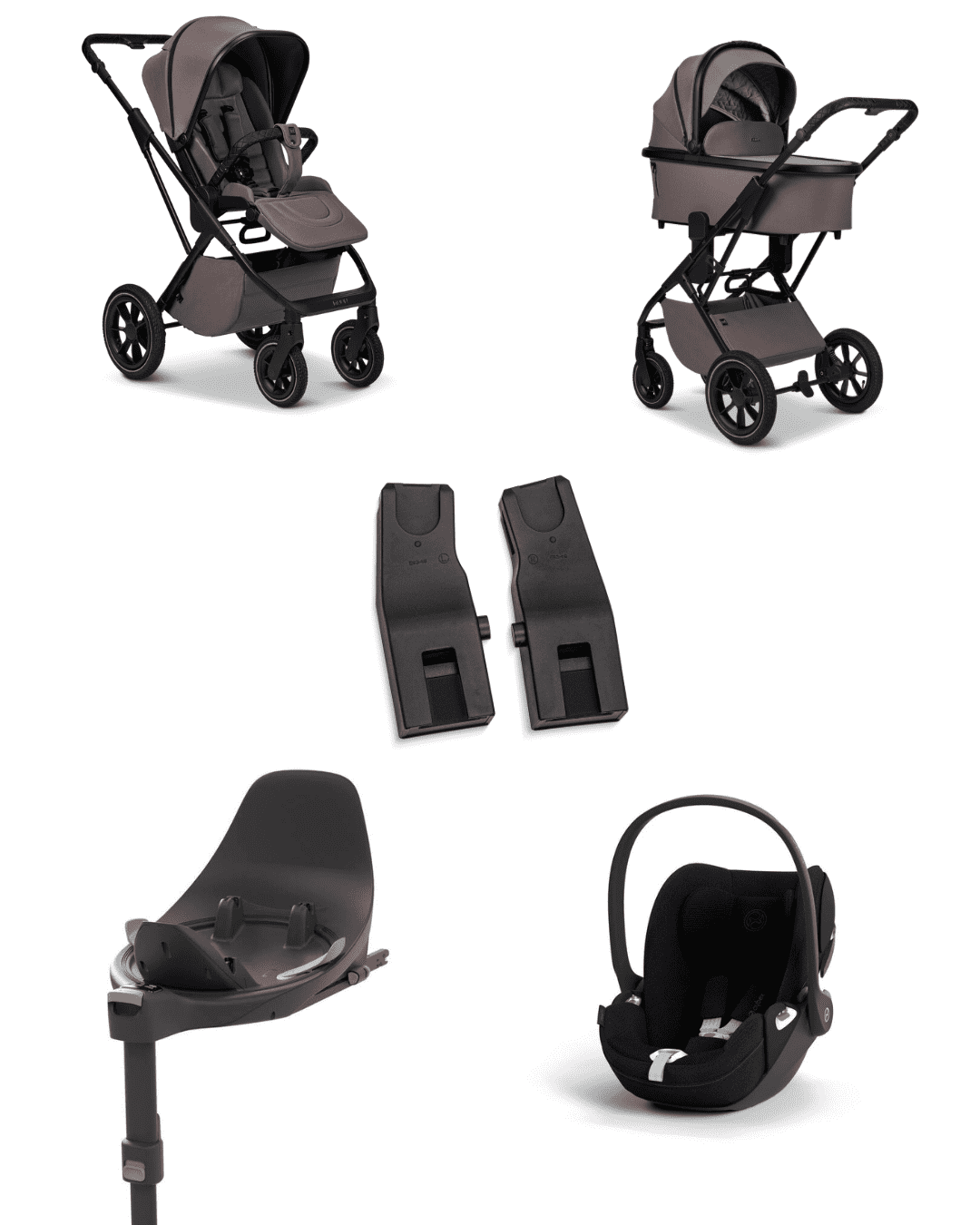 Moon PIU 2025 4in1 Set inkl. Cybex Cloud T i-Size mit Base T und Moon PIU Adapter