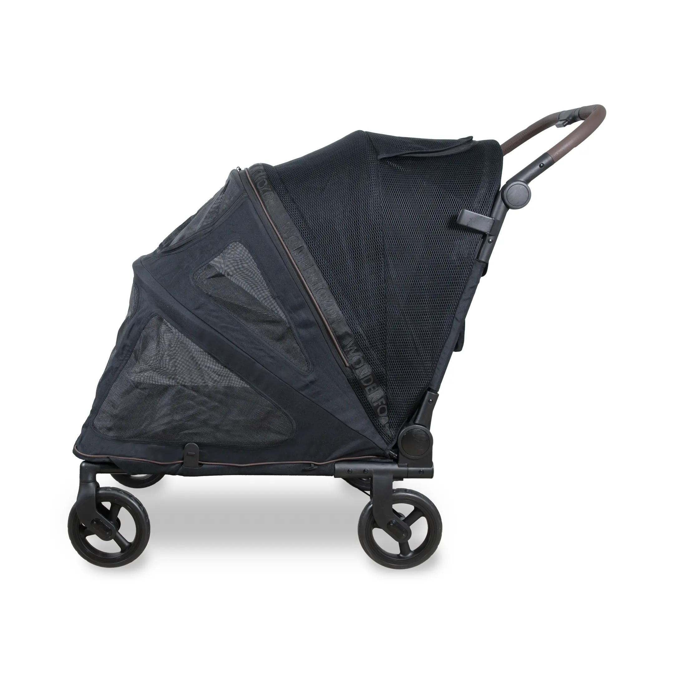 Wonderfold PFL Pet Large Premium Hunde-Buggy Schwarz