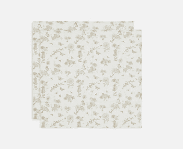 Jollein Spucktuch 70x70 2er-Pack 